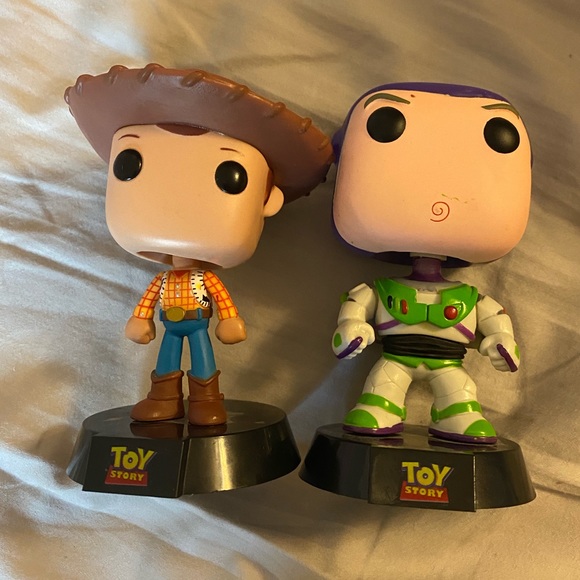 Woody and Buzz Funko Pops